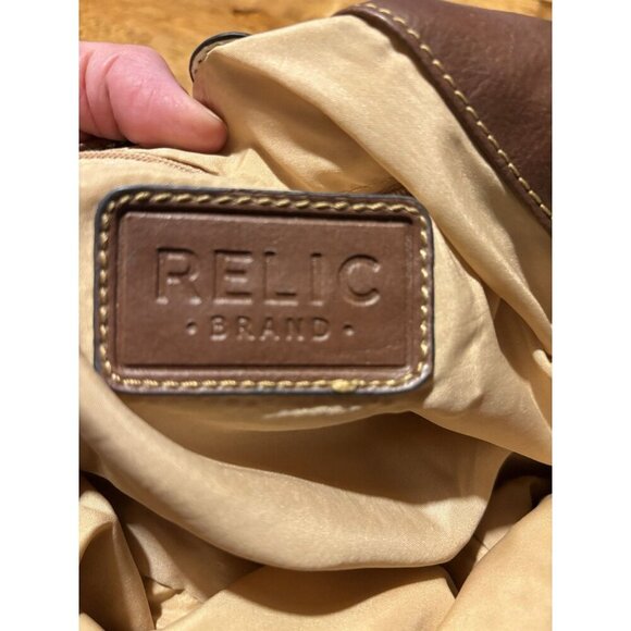 RELIC Fossil Floral Canvas Purse Leather Accents Boho Cottagecore Summer Handbag - Picture 7 of 14